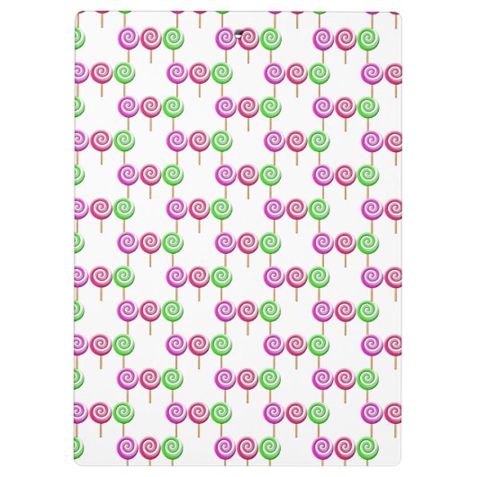 Drie gedraaide Lolly Poppen klembord (Achterkant)