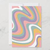 Drie Geest 3e Verjaardag uitnodiging - Meisje (Achterkant)