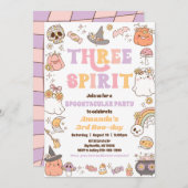 Drie Geest Halloween Ghost Uitnodiging (Voorkant / Achterkant)