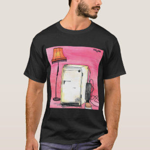 Drie geïllustreerde glazen dozen t-shirt