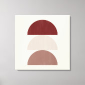 Drie gekleurde afkortingen 01 canvas afdruk (Voorkant)