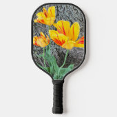 Drie gele Tulpen Sequel / Pickleball Paddle (Achterkant)
