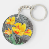 Drie gele Tulpen Sequel / Sleutelhanger (Achterkant)