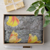 Drie gele Tulpen Sequel / Tissuepapier (Geschenk)