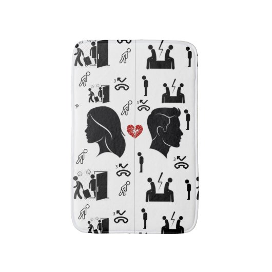 Drie gemiste kansen badmat | Emotionele inrichting (Voorkant Verticaal)