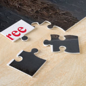 Drie generatieoverzicht van de familie met palmbom legpuzzel (Zijkant)