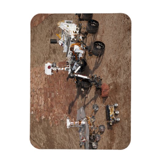 Drie generaties Marsrovers. Magneet (Verticaal)