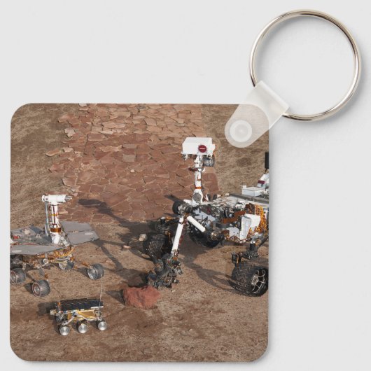 Drie generaties Marsrovers. Sleutelhanger (Achterkant)