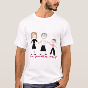 Drie generaties sterk t-shirt