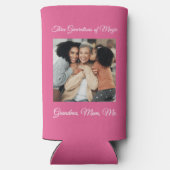 Drie generaties van liefde Oma, mama, ik foto (Achterkant)