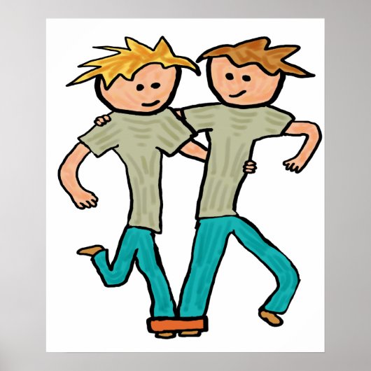 Drie gerangschikte razen poster (Voorkant)