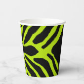 Drie gestripte gifdekkikker papieren bekers (Achterkant)