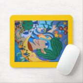 Drie gezichten oud muismat (Met muis)