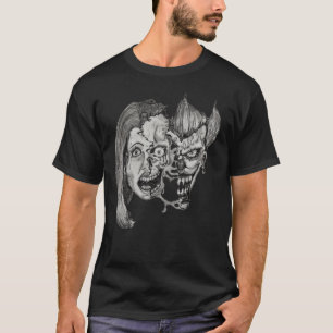 drie gezichten van de hel T-shirt