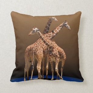 DRIE GIRAFFES KUSSEN