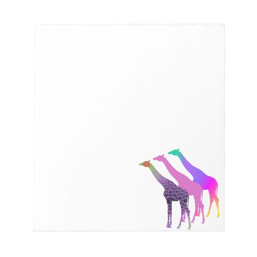 Drie Giraffes Ontwerp 5 Notitieblok (Voorkant)