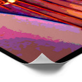 Drie gitaarkoppen Musicians Music Lovers Artsy Poster (Hoek)