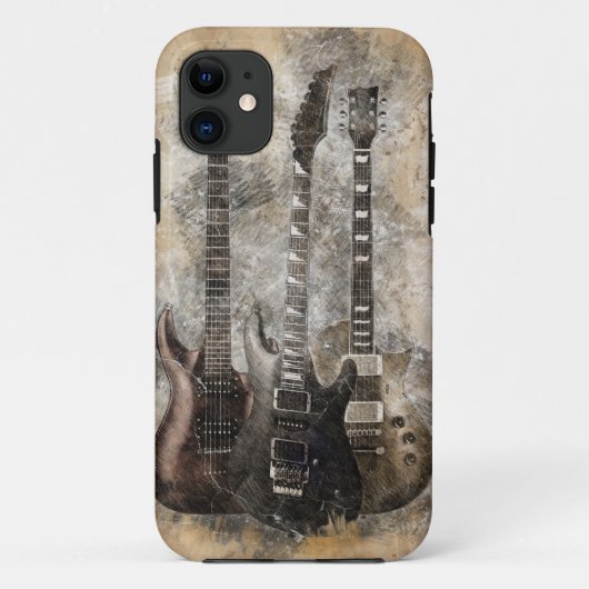 Drie gitaren Case-Mate iPhone case (Achterkant)
