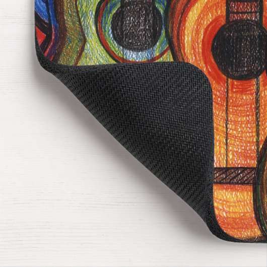 Drie gitaren muismat (Hoek)