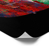 Drie gitaren poster (Hoek)