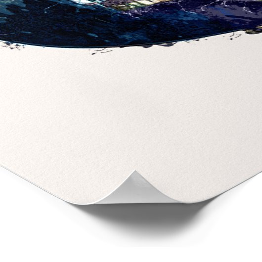 Drie gitaren poster (Hoek)