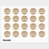 Drie Glen van Imaal Terriers Ronde Sticker (Vel)