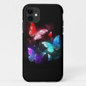 Drie gloeiende vlinders op nachtrust Case-Mate iPhone case (Achterkant)