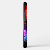 Drie gloeiende vlinders op nachtrustrondergrond Case-Mate iPhone case (Achterkant / Rechts)