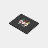 Drie Gnomen buffelpleisters met rode luipaard kers Post-it® Notes (Schuin)