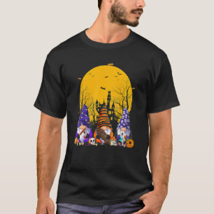 Drie Gnomen Happy Halloween Herfst Candy Corn Pump T-shirt