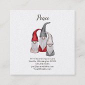 Drie Gnomen Vierkante Visitekaartje (Achterkant)