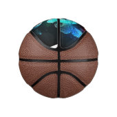 Drie golvende Butterflies op nachtachtergrond Basketbal (Rechts)