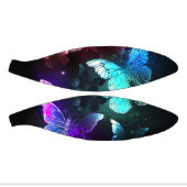 Drie golvende Butterflies op nachtachtergrond Basketbal (Panelen)