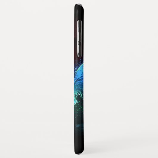 Drie golvende Butterflies op nachtachtergrond Case-Mate iPhone Case (Achterkant/links)