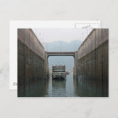 Drie Gorges Dam Briefkaart (Voorkant / Achterkant)