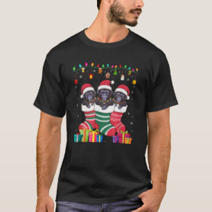 Drie Gorilla in Sok Grappige Jongens Meisjes Kinde T-shirt