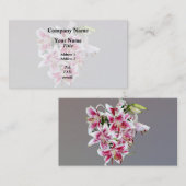 Drie gouden zonnebloemen visitekaartje (Voorkant / Achterkant)