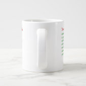 Drie grappige kerstgedichten extra grote beker (Achterkant)