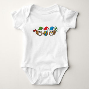 Drie grappige kerstkoepels romper