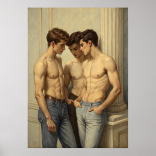 Drie gratiën: Een romantische studie over verlange Poster