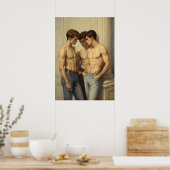 Drie gratiën: Een romantische studie over verlange Poster (Keuken)