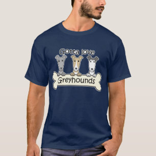 Drie Greyhounds T-shirt