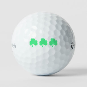 Drie Groene Klavertje Drie-eenheid Golfballen