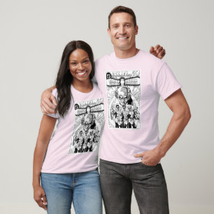 Drie Groene Lantaarns Comic Hoesje, zwart en wit T-shirt