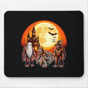 Drie Halloween Bigfoots Horror Boo Ghost Witch Mu Muismat