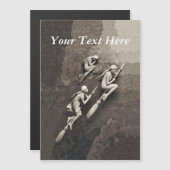 drie Halloween-heks vliegende kamers (Voorkant / Achterkant)