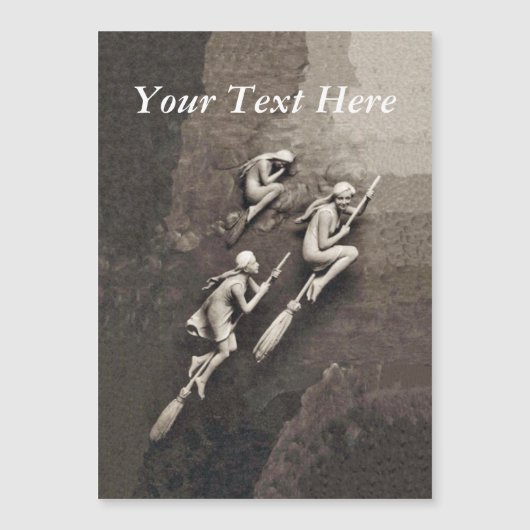 drie Halloween-heks vliegende kamers (Voorkant)