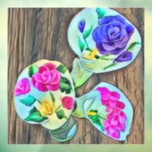 Drie Happy Lilys Raamklemmen Raamsticker (Vel 3)