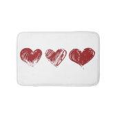 Drie hart badmat (Voorkant)