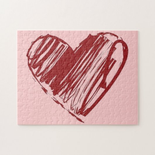 Drie hart legpuzzel (Horizontaal)